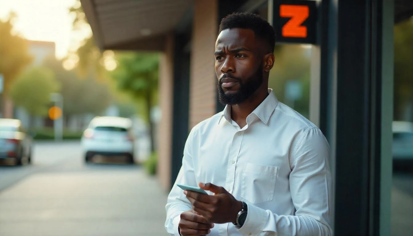 un jeune chauffeur VTC BVTC