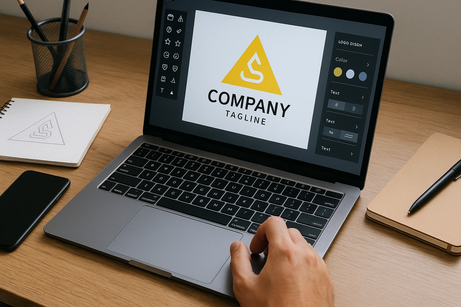 création d'un logo sur Logogenie.fr