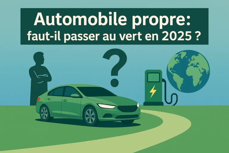 Automobile propre faut-il passer au vert 2025