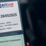 Vignette du contrôle technique apposé sur un parebrise