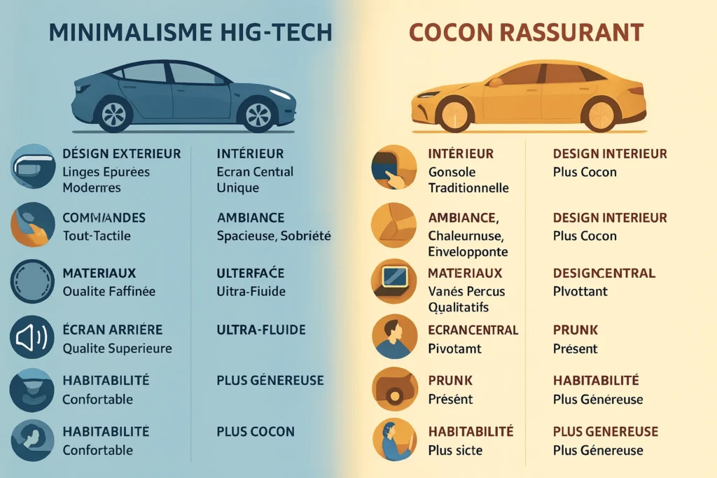 deux philosophies différentes