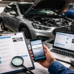 Rapport CarVertical gratuit : contrôle VIN et historique véhicule en garage