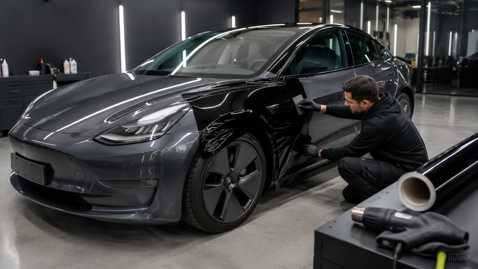 Covering voiture Tesla Model 3