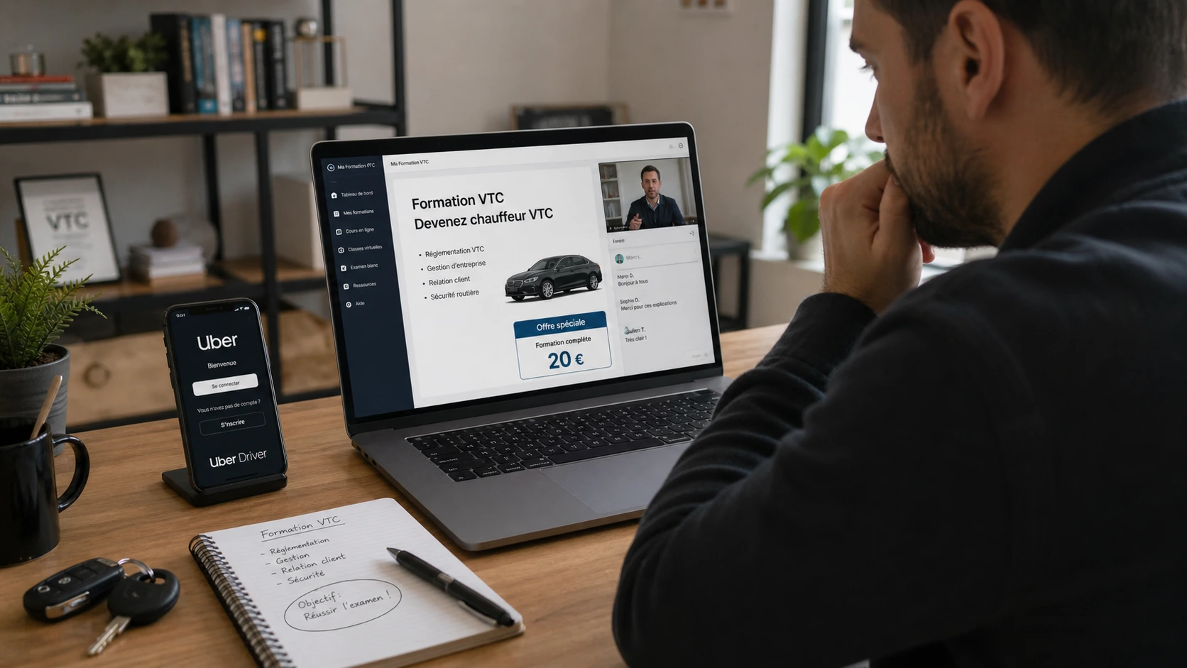 formation vtc uber 20€ avis
