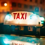 lumineux Taxi