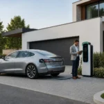 Station de recharge pour vehicules electriques moderne