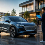 Audi electrique moderne et technologie