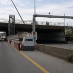 radar de chantier installé porte de Montreuil qui flash à 30 km/h