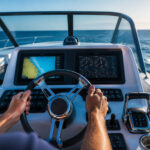 Prise en main du bateau vue sur locean